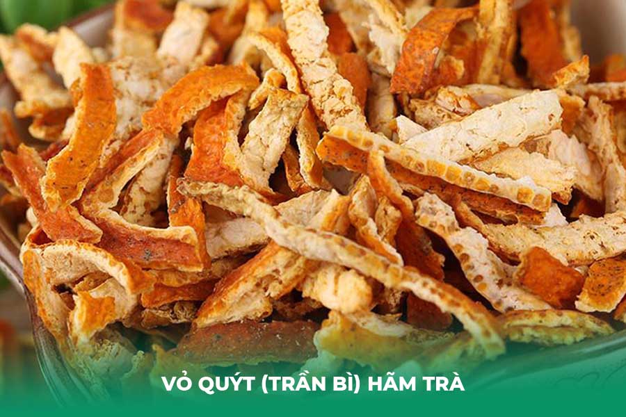 Vỏ quýt (Trần bì) hãm trà