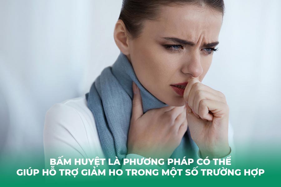 Bấm huyệt là phương pháp có thể giúp hỗ trợ giảm ho trong một số trường hợp