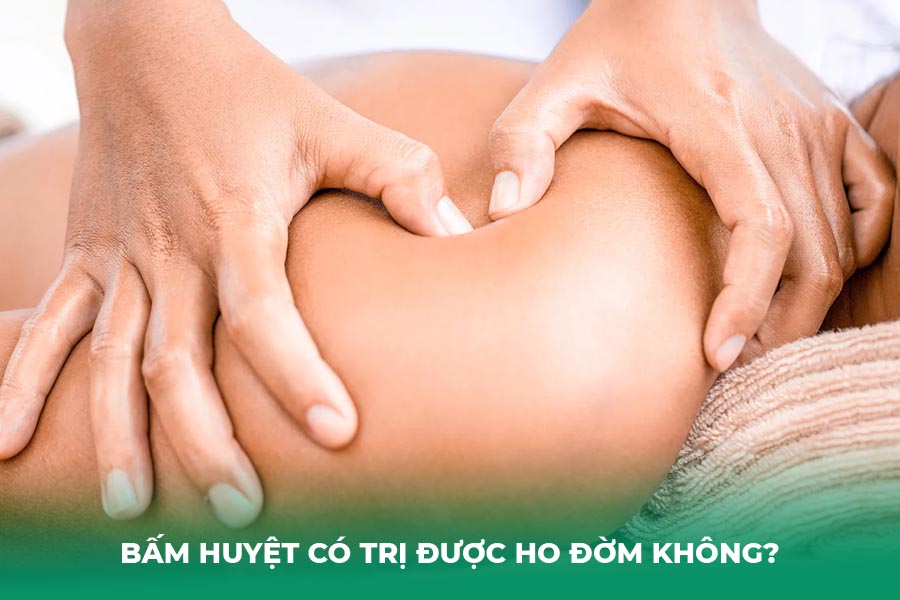 Bấm huyệt có trị được ho đờm không?