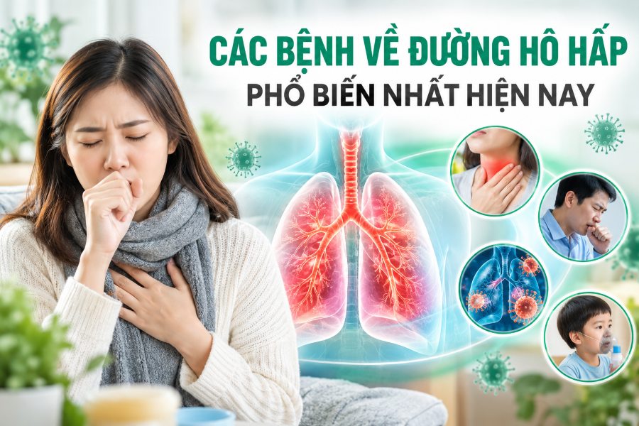 Các bệnh về đường hô hấp phổ biến nhất hiện nay
