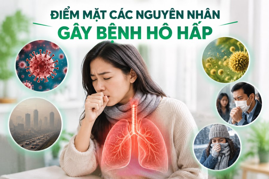 Điểm mặt các nguyên nhân gây bệnh hô hấp