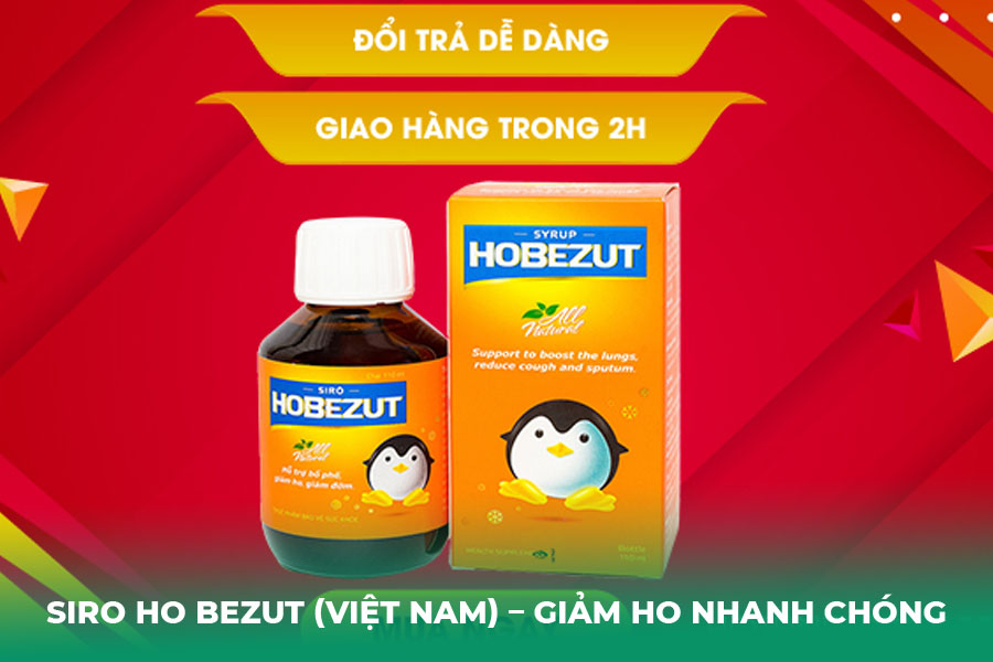 Siro Ho Bezut (Việt Nam) – Giảm Ho Nhanh Chóng