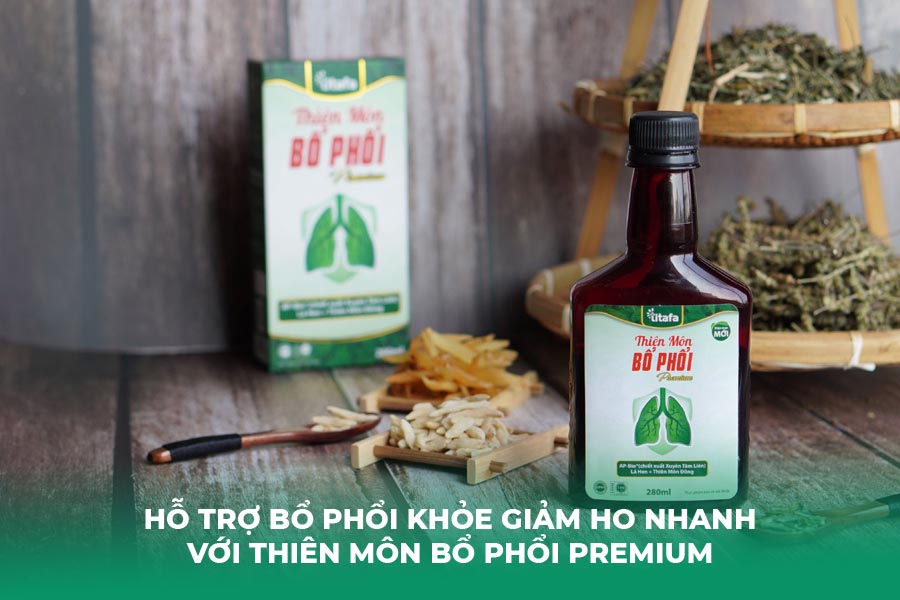 Hỗ Trợ Bổ Phổi Khỏe Giảm Ho Nhanh Với Thiên Môn Bổ Phổi Premium