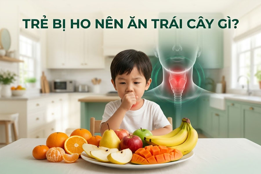 Trẻ bị ho nên ăn trái cây gì?