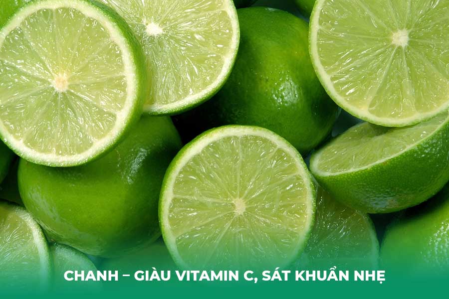 Chanh – Giàu Vitamin C, Sát Khuẩn Nhẹ