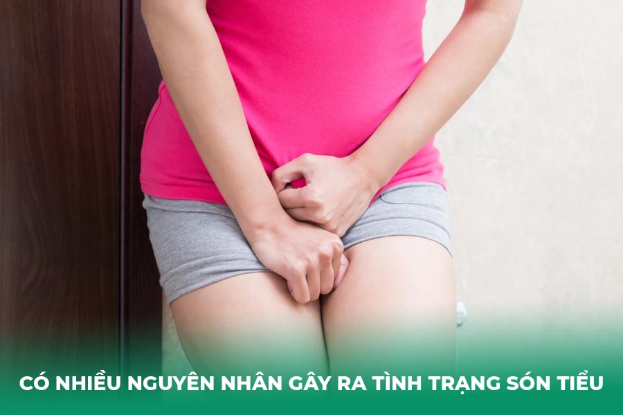 Có nhiều nguyên nhân gây ra tình trạng són tiểu