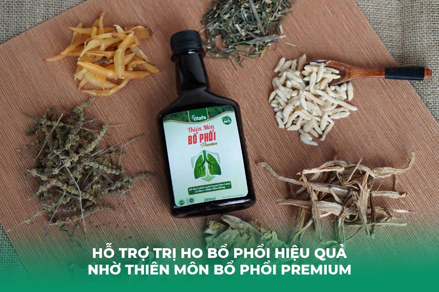 Hỗ Trợ Trị Ho Bổ Phổi Hiệu Quả Nhờ Thiên Môn Bổ Phổi Premium