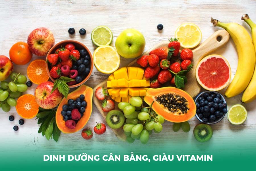 Dinh Dưỡng Cân Bằng, Giàu Vitamin