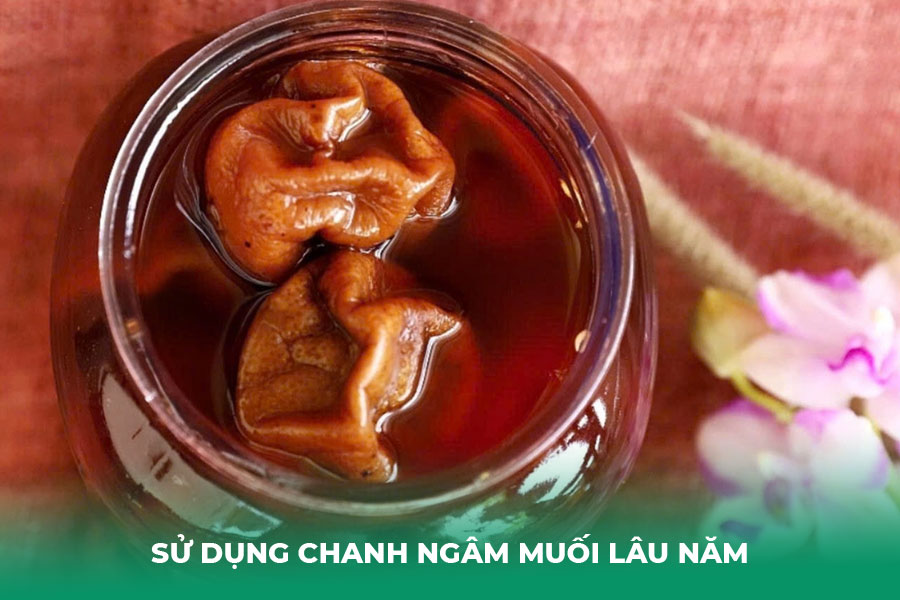 Sử dụng chanh ngâm muối lâu năm