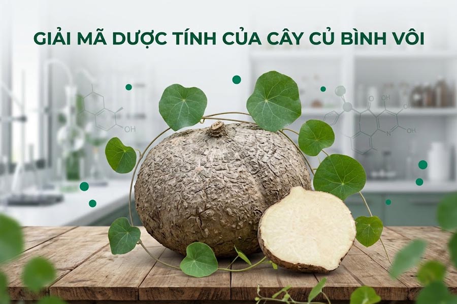 Giải mã dược tính của cây củ bình vôi