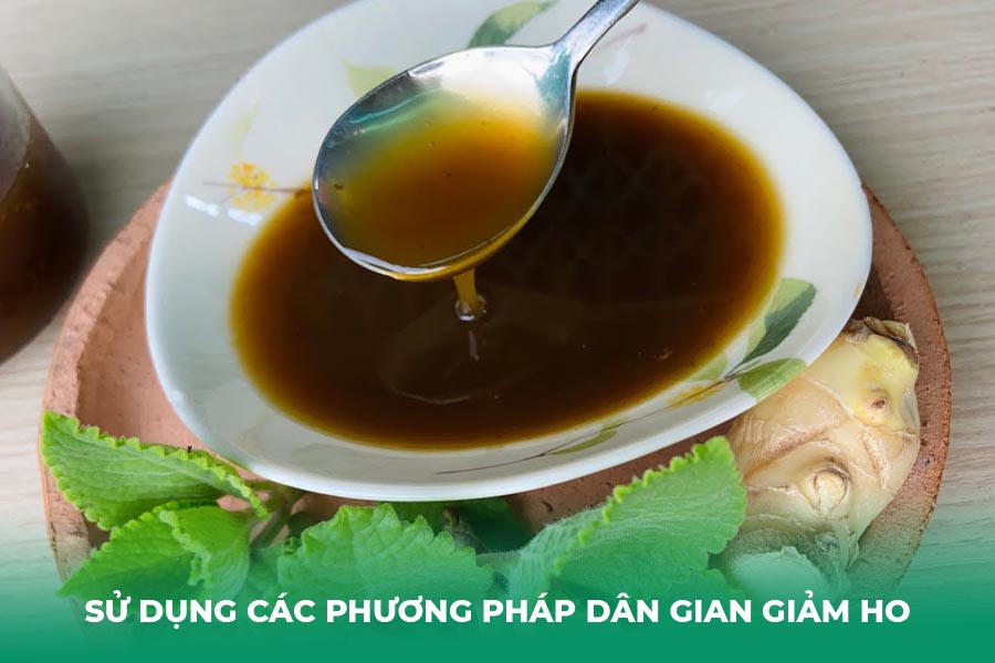 Sử dụng các phương pháp dân gian giảm ho