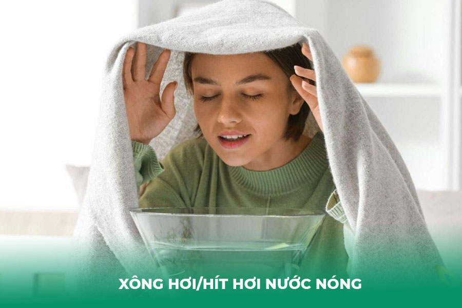 Xông hơi/hít hơi nước nóng