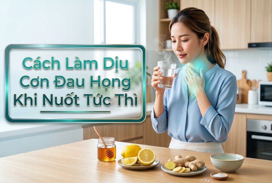 Cách Làm Dịu Cơn Đau Họng Khi Nuốt Tức Thì