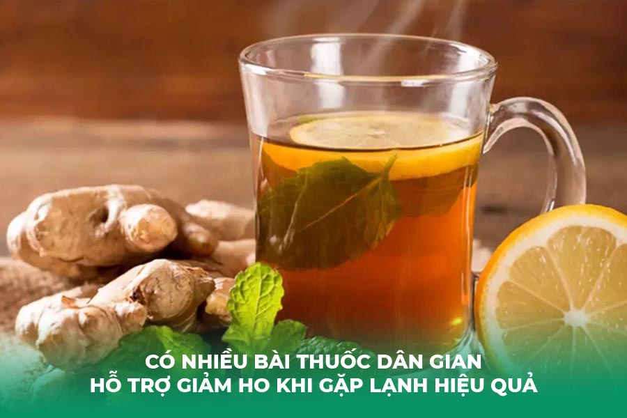 Có nhiều bài thuốc dân gian hỗ trợ giảm ho khi gặp lạnh hiệu quả