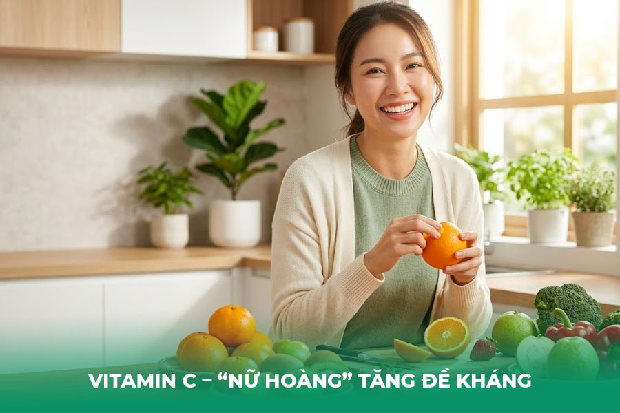 Vitamin C – “Nữ Hoàng” Tăng Đề Kháng