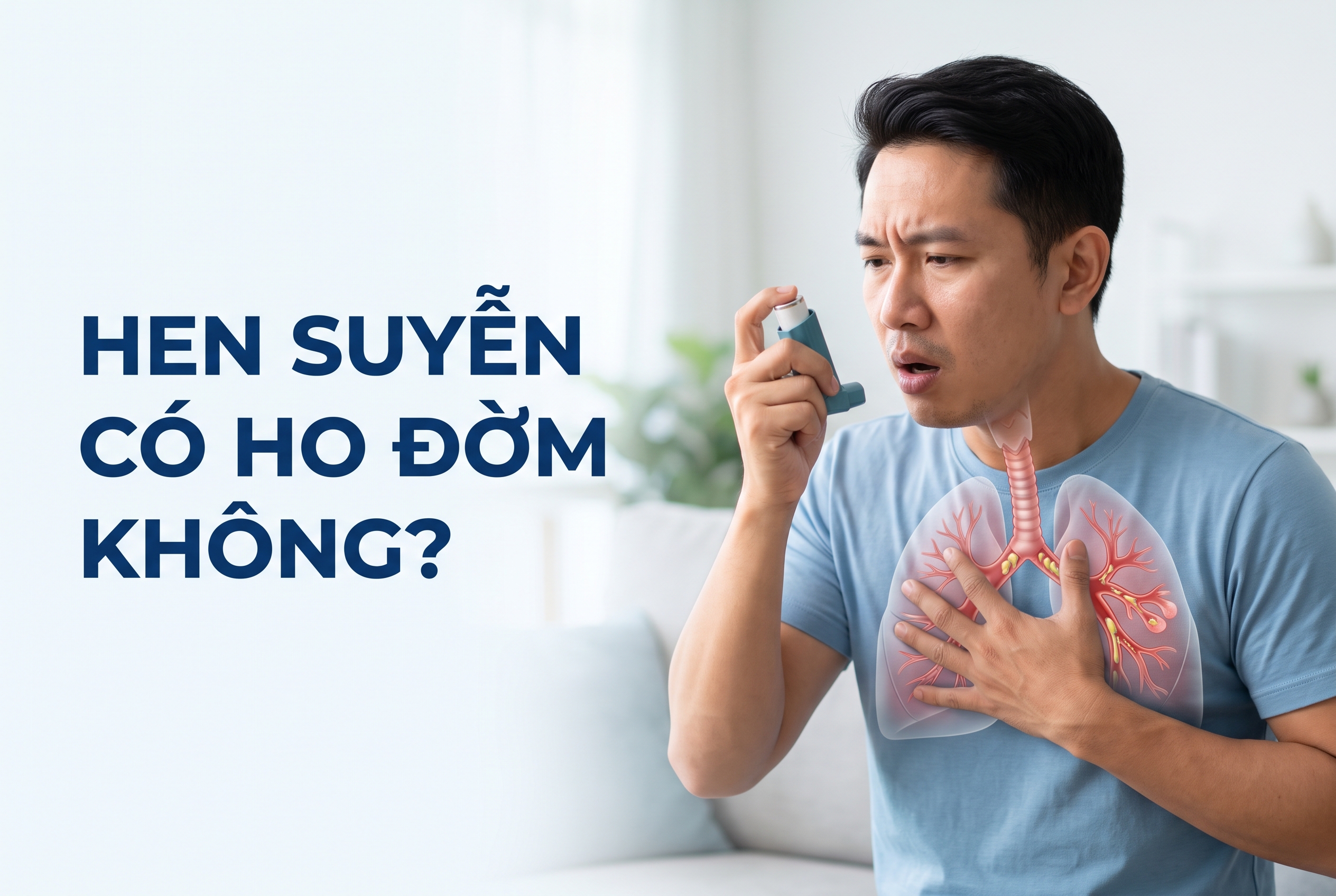 Hen Suyễn Có Ho Đờm Không? Tại Sao Người Bệnh Hen Thường Có Đờm?
