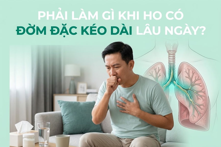 Phải làm gì khi ho có đờm đặc kéo dài lâu ngày?
