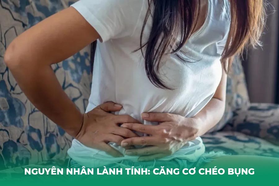 Nguyên Nhân Lành Tính: Căng Cơ Chéo Bụng