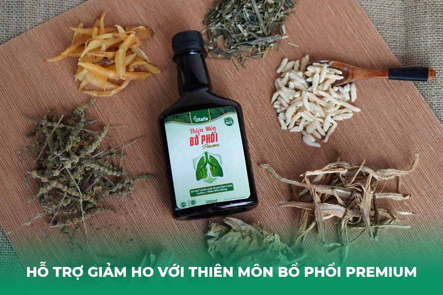 Hỗ Trợ Giảm Ho Hiệu Quả Với Thiên Môn Bổ Phổi Premium