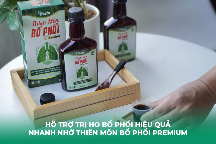 Hỗ Trợ Trị Ho Bổ Phổi Hiệu Quả Nhanh Nhờ Thiên Môn Bổ Phổi Premium