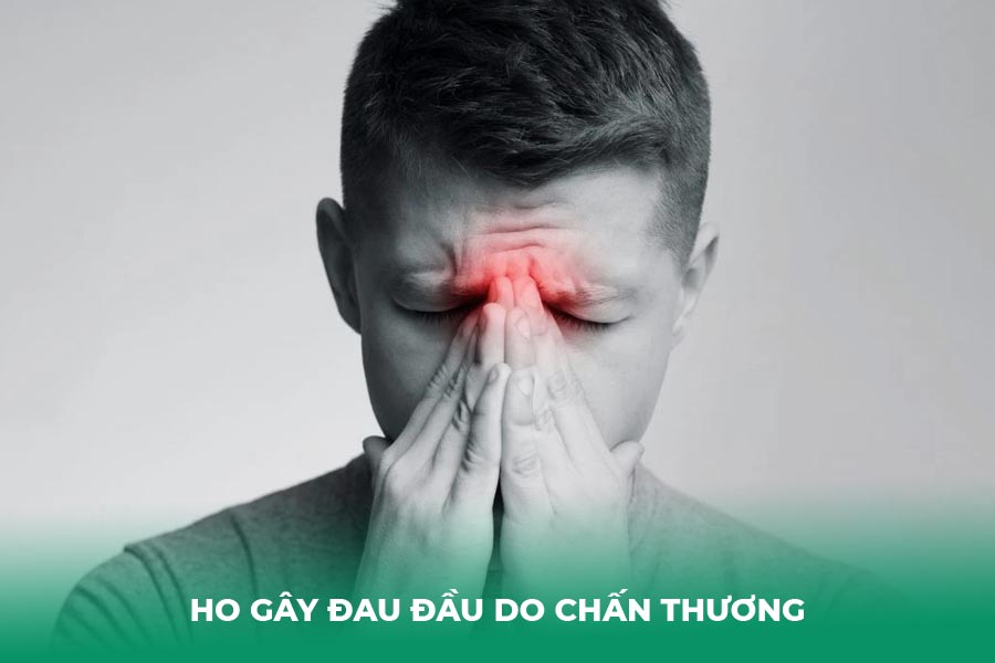 Ho gây đau đầu do chấn thương