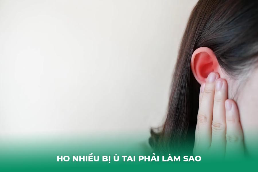 ho nhiều bị ù tai phải làm sao