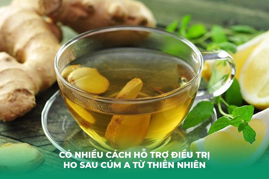 Có nhiều cách hỗ trợ điều trị ho sau cúm A từ thiên nhiên
