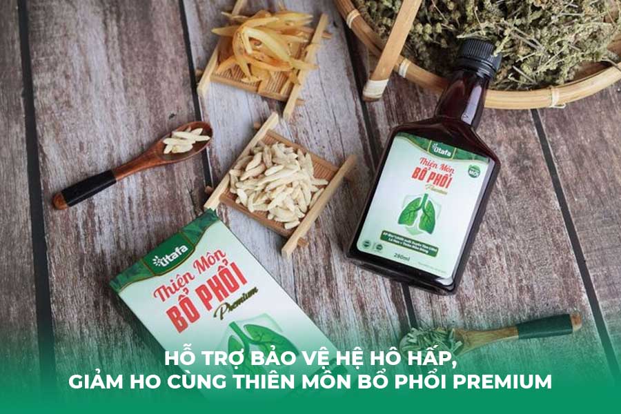 Hỗ trợ bảo vệ hệ hô hấp, giảm ho cùng Thiên Môn Bổ Phổi Premium