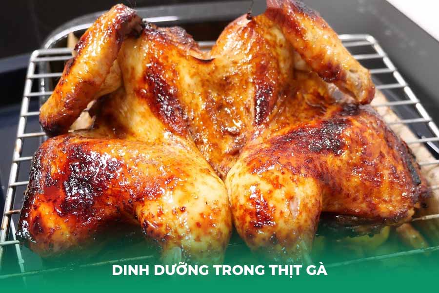 Dinh dưỡng trong thịt gà