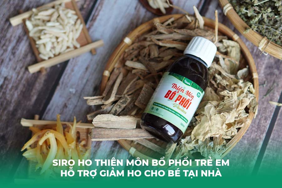 Siro ho Thiên Môn Bổ Phổi Trẻ Em - Hỗ trợ giảm ho cho bé tại nhà