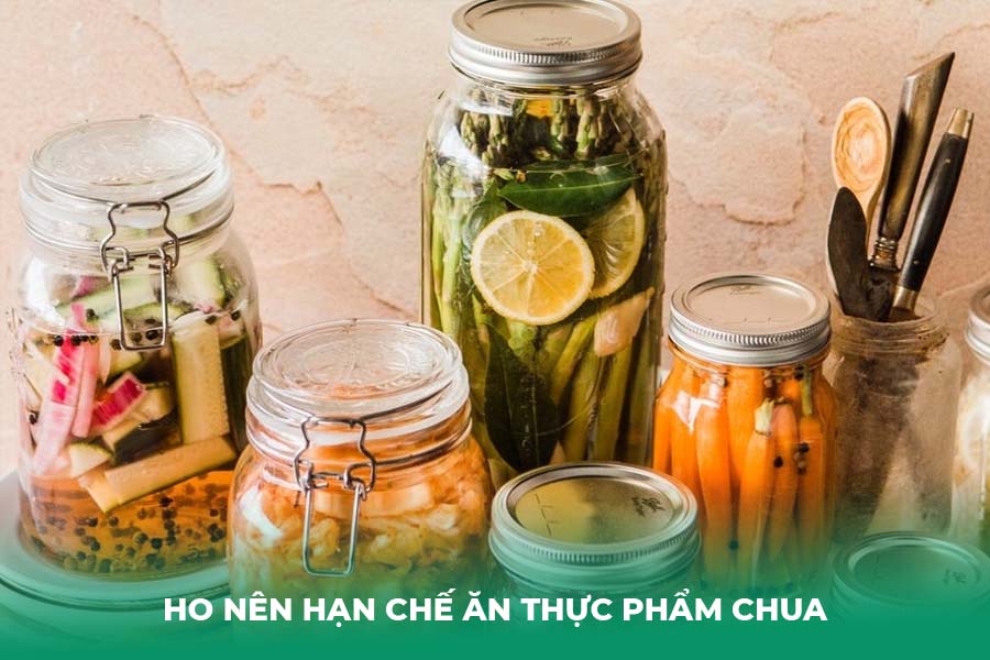 Ho nên hạn chế ăn thực phẩm chua