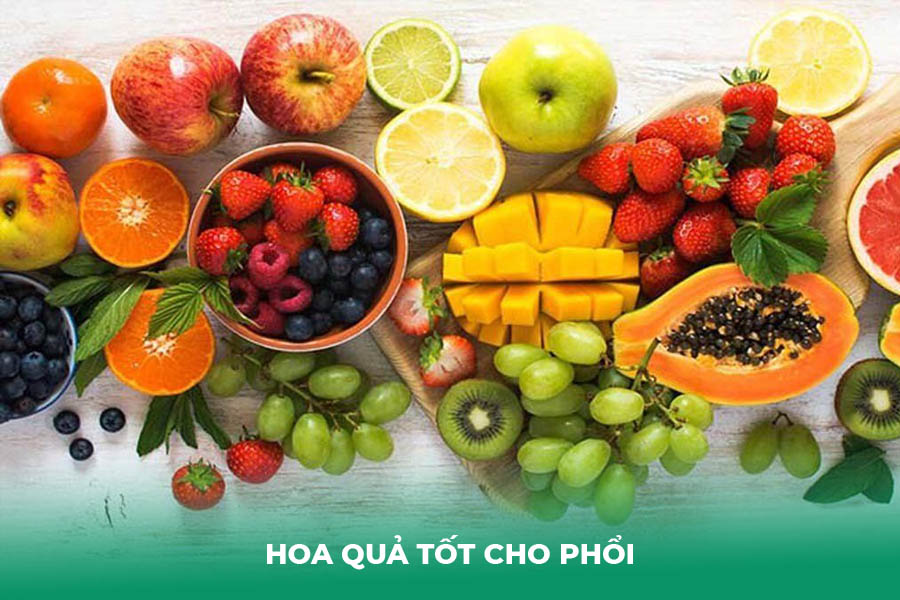 Hoa quả tốt cho phổi