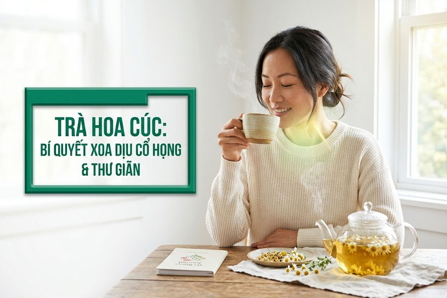 Trà hoa cúc ấm