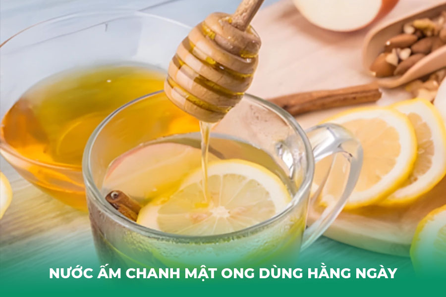 Nước ấm chanh mật ong hằng ngày