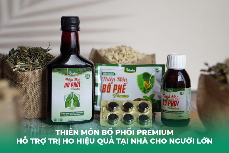 Thiên Môn Bổ Phổi Premium - Hỗ Trợ Trị Ho Hiệu Quả Tại Nhà Cho Người Lớn