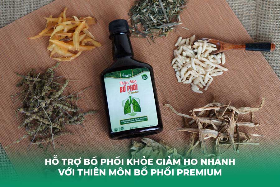 Hỗ Trợ Bổ Phổi Khỏe Giảm Ho Nhanh Với Thiên Môn Bổ Phổi Premium