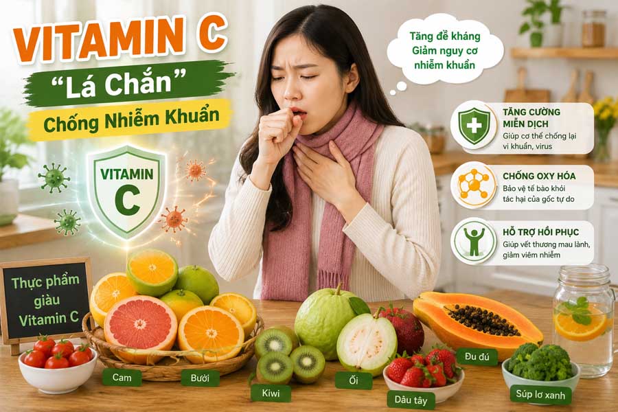Vitamin C —