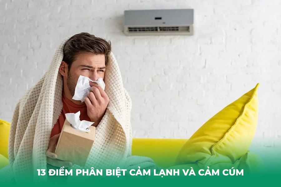 13 điểm phân biệt cảm lạnh và cảm cúm
