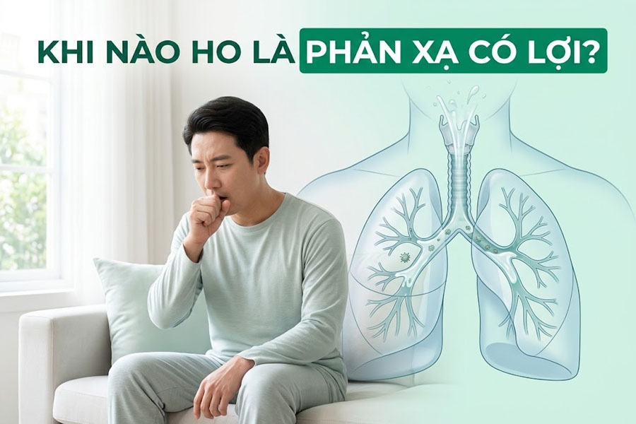 Khi nào ho là phản xạ có lợi?