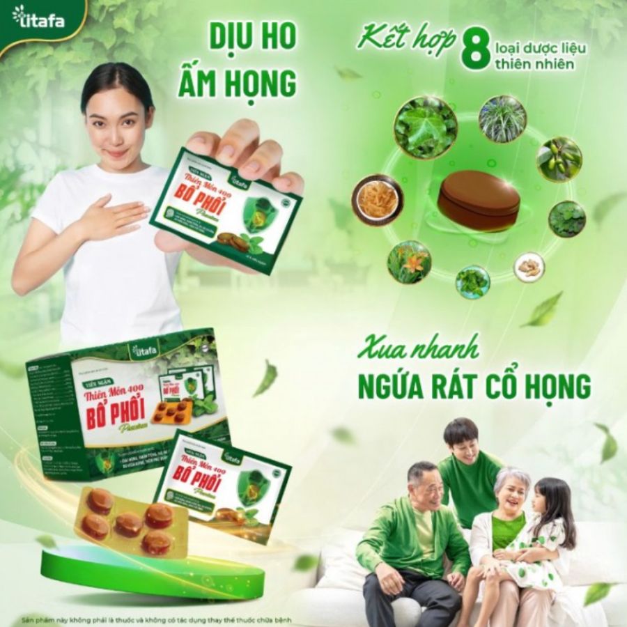 Review Kẹo Ngậm Thiên Môn 400 Premium Bổ Phổi có tốt không?