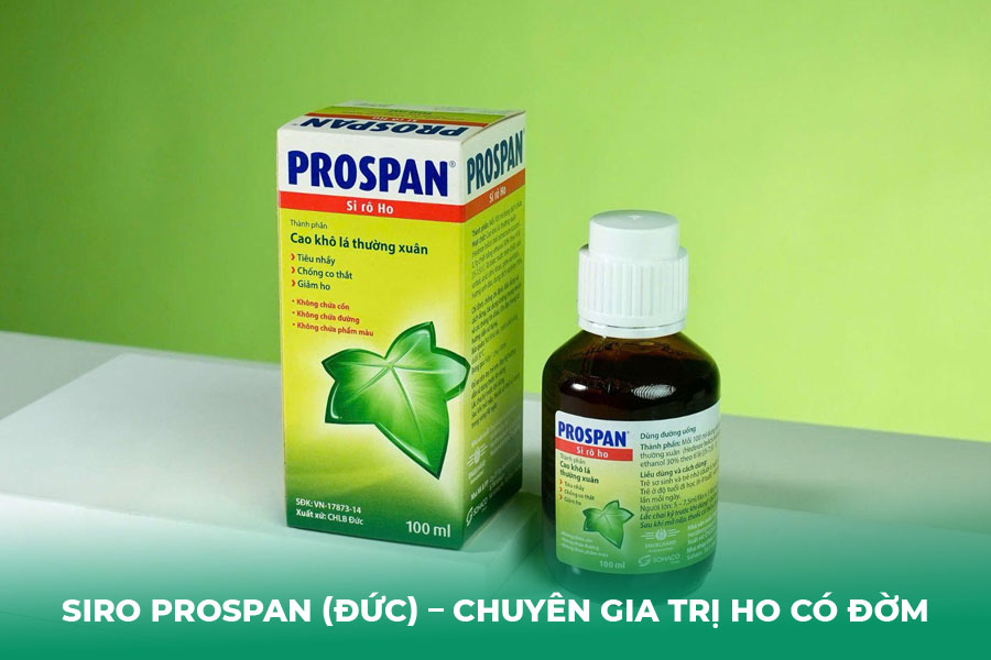 Siro Prospan (Đức) – Chuyên Gia Trị Ho Có Đờm