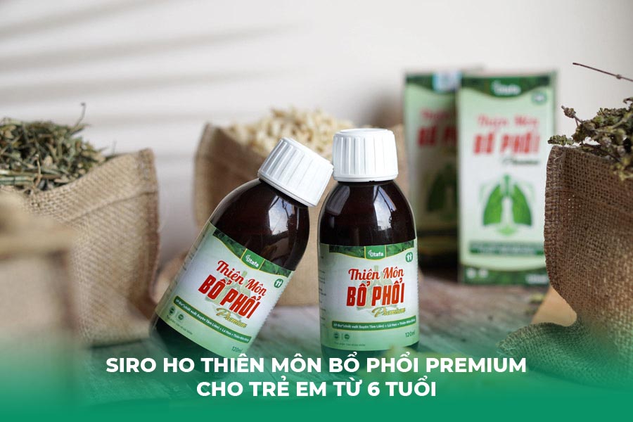 Siro Ho Thiên Môn Bổ Phổi Premium Cho Trẻ Em Từ 6 tuổi