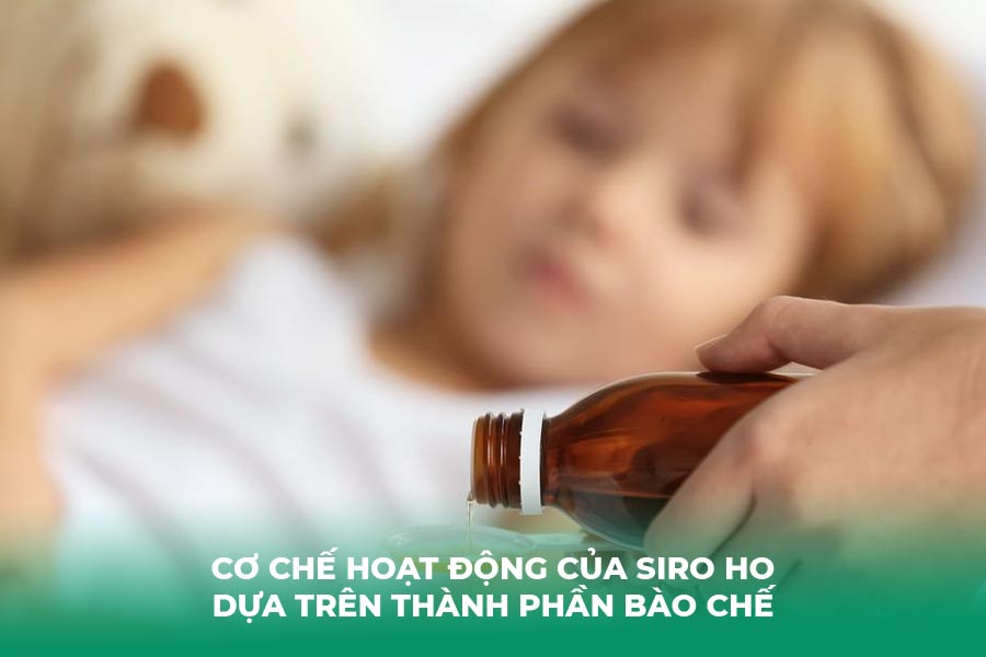 Cơ chế hoạt động của siro ho dựa trên thành phần bào chế