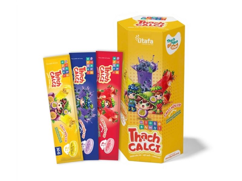 Thạch Calci thuộc thương hiệu Kids Thảo An Nhi