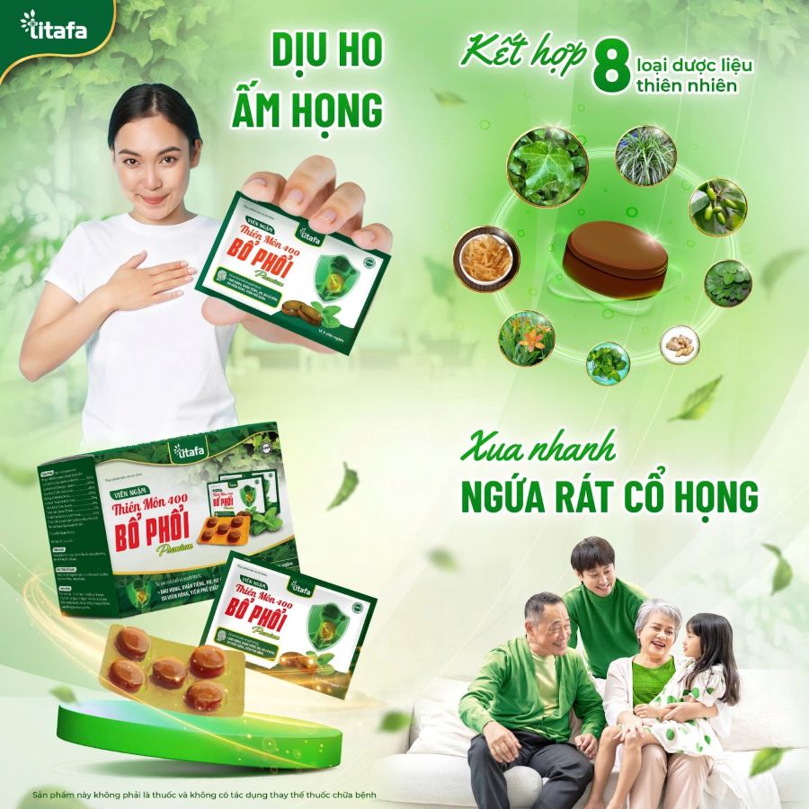 Nên chọn Thiên Môn Bổ Phế hay Thiên Môn 400 Bổ Phổi?