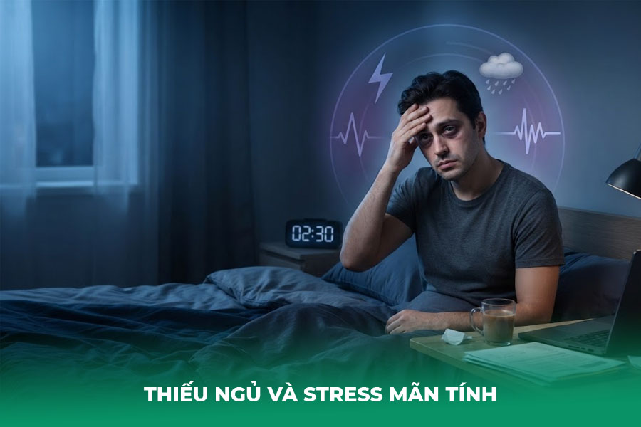Thiếu Ngủ Và Stress Mãn Tính