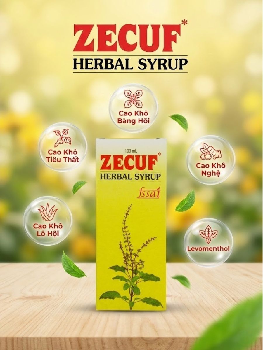 Nhóm Siro Thảo Dược Tổng Hợp: Siro Ho Zecuf