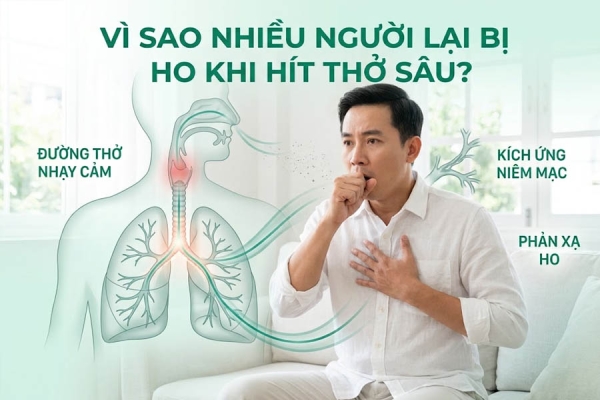Vì Sao Nhiều Người Lại Bị Ho Khi Hít Thở Sâu