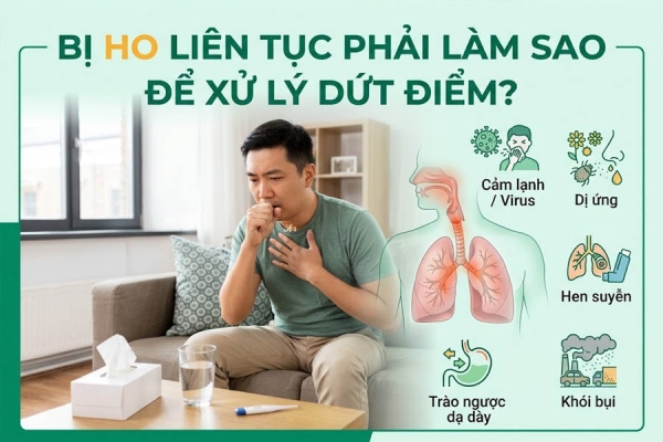 Bị Ho Liên Tục Phải Làm Sao Để Xử Lý Dứt Điểm