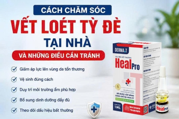 Cách chăm sóc vết loét tỳ đè tại nhà và những điều cần tránh